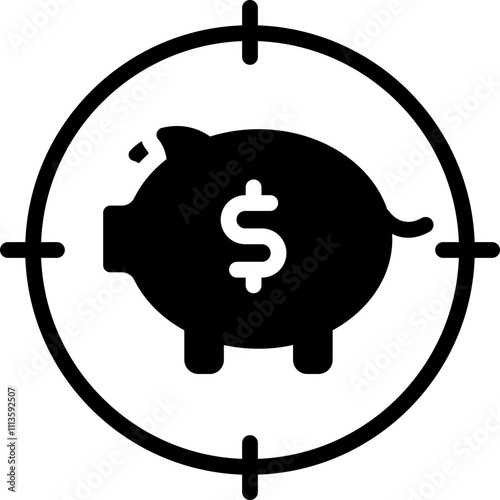 financial target  icon