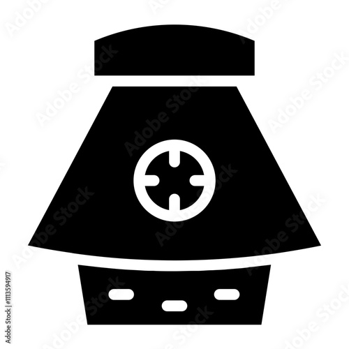 Module Rocket Space Glyph Icon