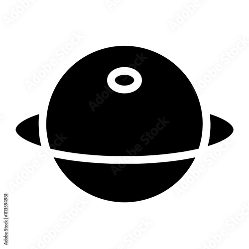 Free Download Planet Space Stars Glyph Icon - GFXLoad