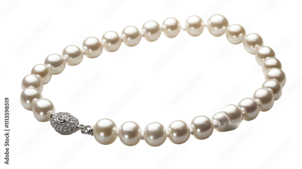 This exquisite pearl necklace, adorned with a sparkling clasp, exudes elegance and sophistication. Perfect for any occasion, it captures the essence of timeless style This exquisite pearl necklace, adorned with a sparkling clasp, exudes elegance and sophistication. Perfect for any occasion, it captures the essence of timeless style