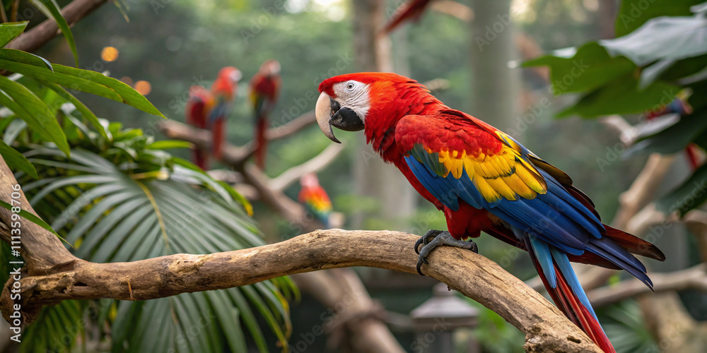 Obraz premium Scarlet Macaw