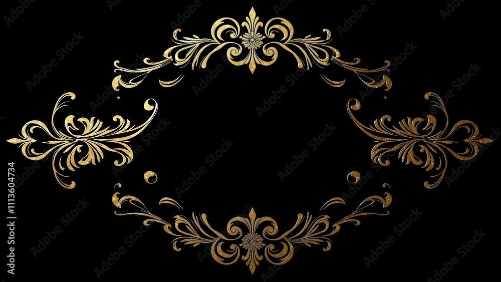 Elegant Gold Ornate Border Designs for Luxury Invitations, Branding, and Artistic Projects Elegant Gold Ornate Border Designs for Luxury Invitations, Branding, and Artistic Projects