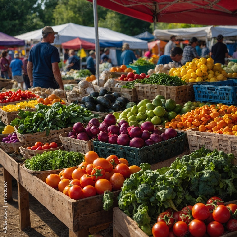 vegetables on stall vegetables on stall