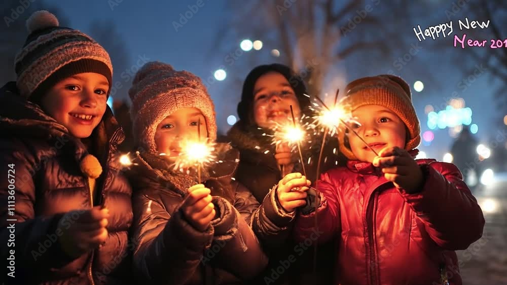 Sparkling New Year's Eve: Children's Joy Sparkling New Year's Eve: Children's Joy