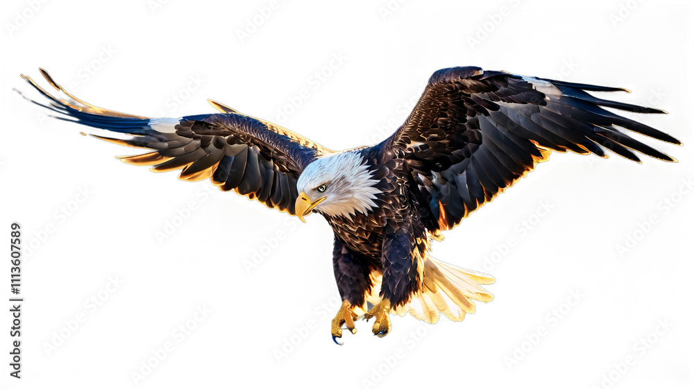 Obraz premium bald eagle in flight