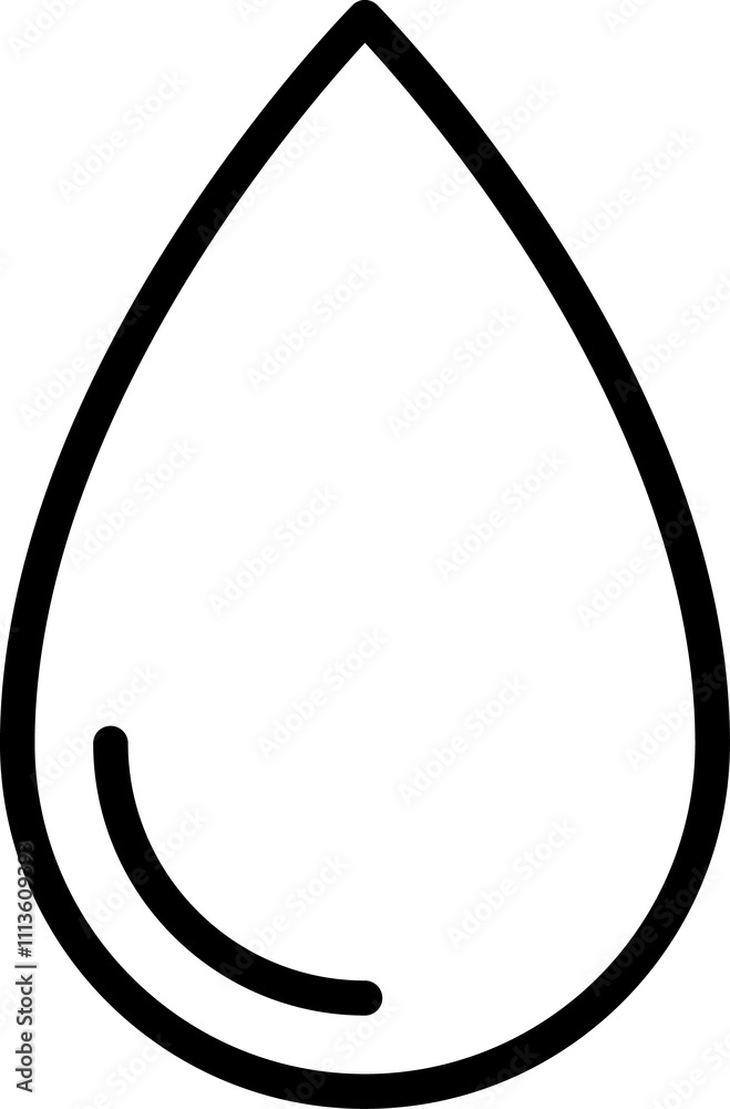 Water drops icon set. water line icons. A drop of water. Washing, shower llustration Water drops icon set. water line icons. A drop of water. Washing, shower llustration