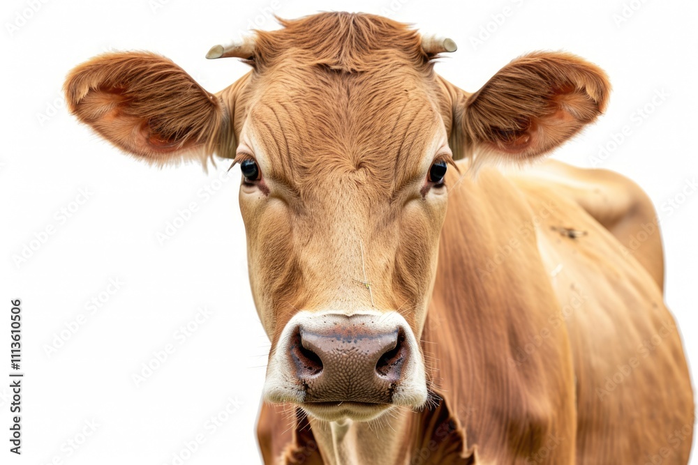 Beef cow isolated Beef cow isolated