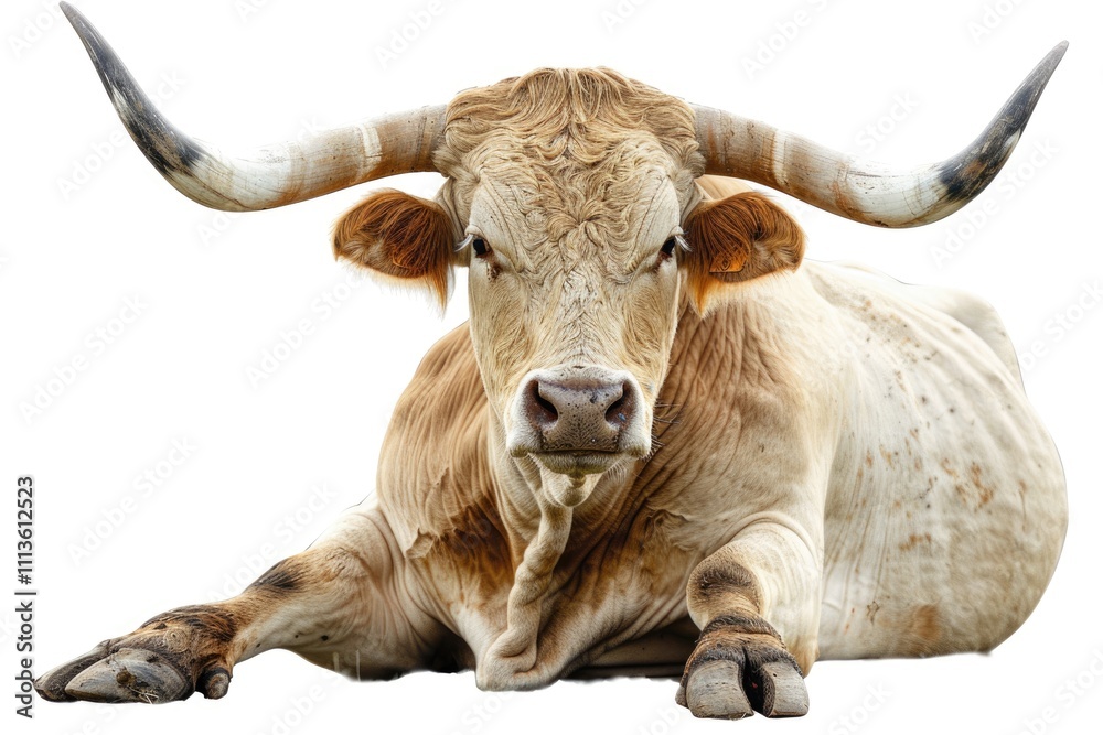 Beef cow isolated Beef cow isolated