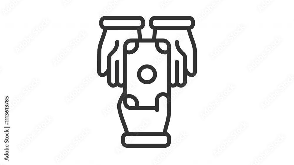 Animated direct payment with payment and money sign. Suitable for finance, technology, blockchain, digital, connected, online, system, internet, big data, web, fintech, cyberspace and business Animated direct payment with payment and money sign. Suitable for finance, technology, blockchain, digital, connected, online, system, internet, big data, web, fintech, cyberspace and business