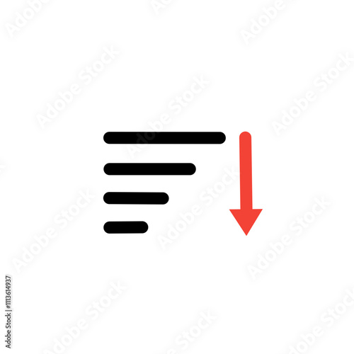 sort descending icon