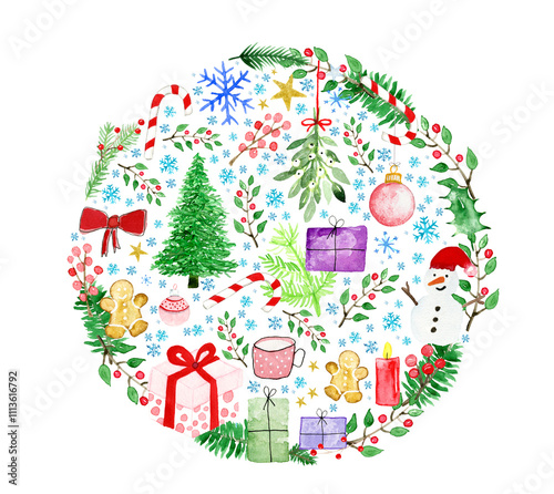 Weihnachten Aquarell