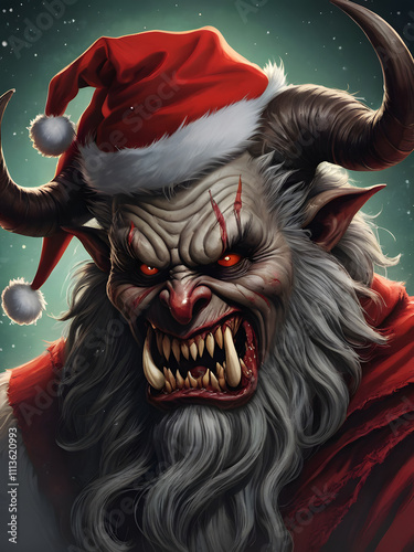 red devil in the night