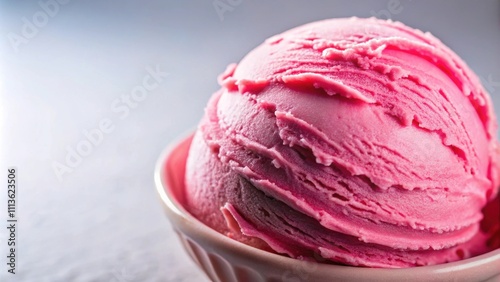 Close up of a delicious pink ice cream , dessert, sweet, frozen, treat, close-up, closeup, creamy, indulgence, refreshing, cold