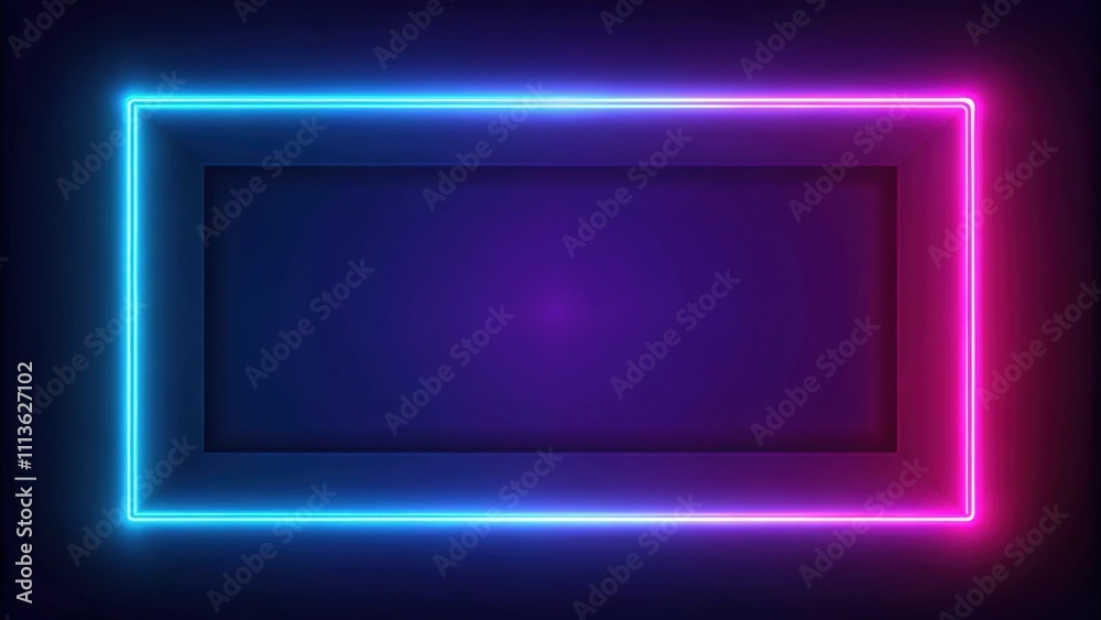 Abstract glowing neon rectangle border frame , neon, glowing, abstract, rectangle, border, frame, background, light, seamless Abstract glowing neon rectangle border frame , neon, glowing, abstract, rectangle, border, frame, background, light, seamless