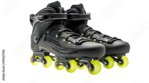 Featuring a sleek black exterior with vibrant neon accents, these inline skates are crafted for speed and agility. Perfect for skating adventures on city streets or park paths