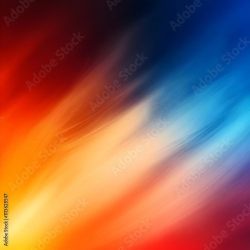 Abstract Background: Warm Hues