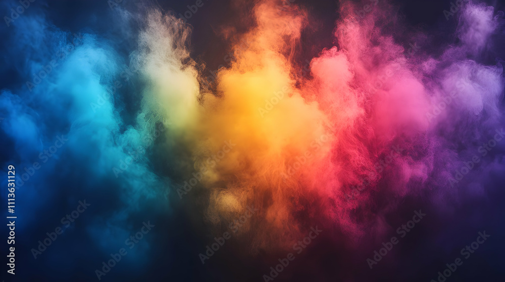 Abstract Colorful Smoke Background Abstract Colorful Smoke Background