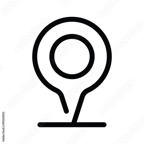 Location pointer vector icon design in trendy style, easy to use vector