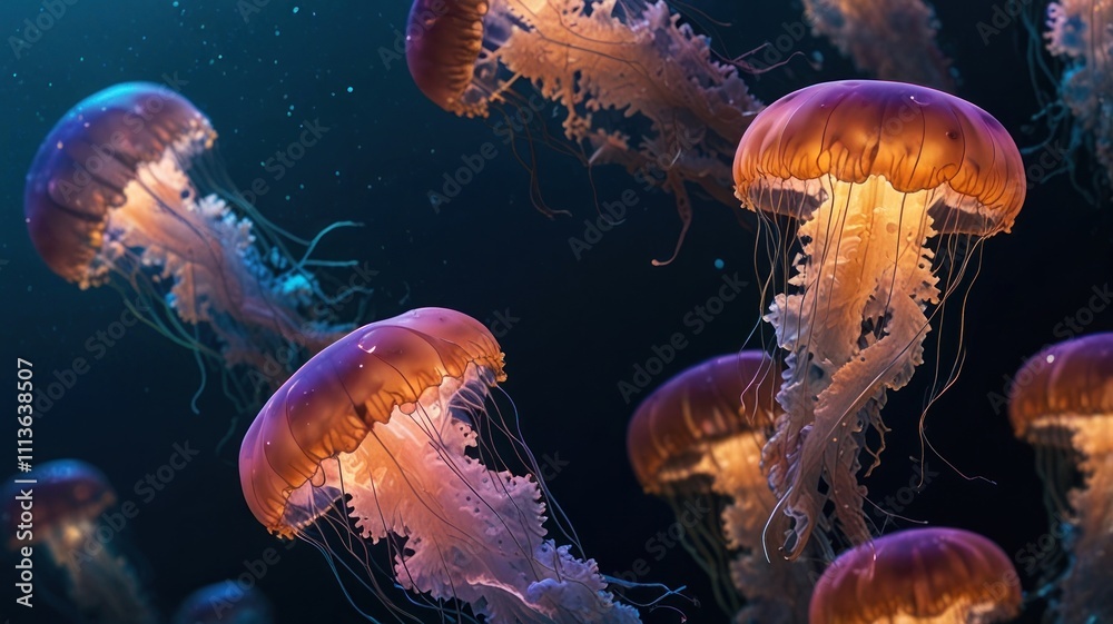 Fototapeta premium Jellyfish Glow