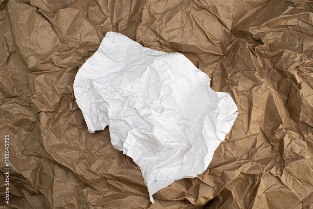 crumpled paper on white crumpled paper crumpled paper on white crumpled paper