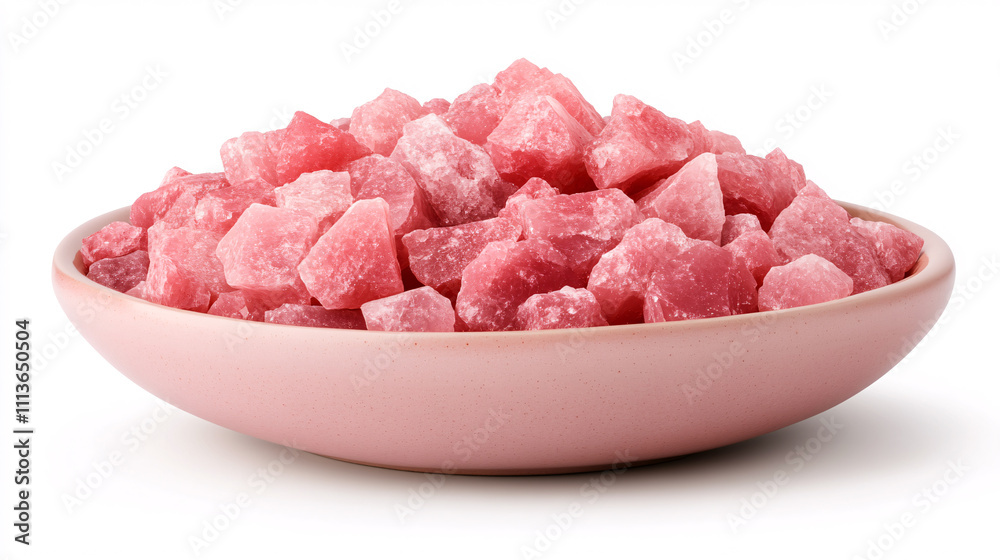 Explore the vibrant beauty of rock candy displayed on a kitchen table perfect for food photography lovers. On white background Explore the vibrant beauty of rock candy displayed on a kitchen table perfect for food photography lovers. On white background
