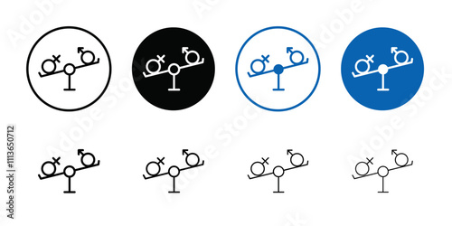 Hormone imbalance icon Outline vector for web ui