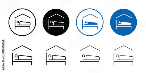 Hospitality industry icon Outline vector for web ui