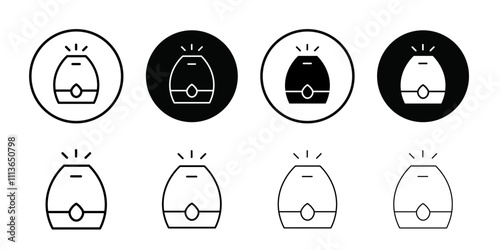 Humidifier icon Outline vector for web ui