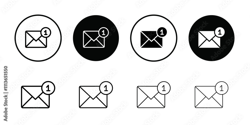 Mail message icon Outline vector for web ui Mail message icon Outline vector for web ui