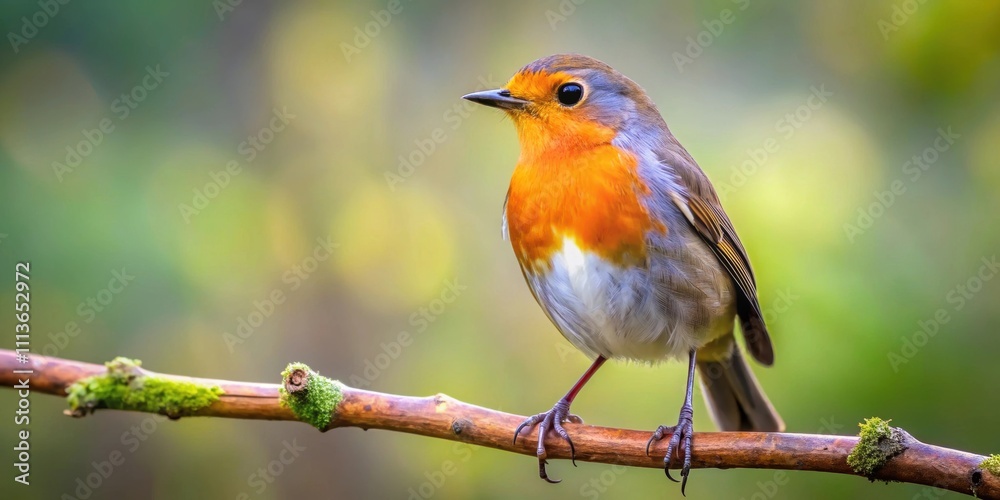 Beautiful robin bird perched on a branch with a scenic natural background, robin bird, branch, beauty, nature Beautiful robin bird perched on a branch with a scenic natural background, robin bird, branch, beauty, nature
