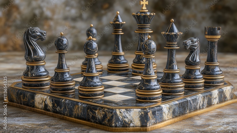 a chess board with chess pieces a chess board with chess pieces