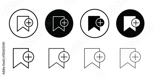 Add to favorite icon Outline vector for web ui