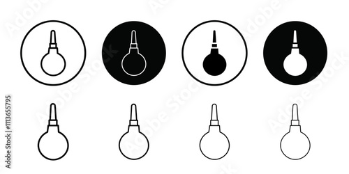 baby nasal aspirator icon Outline vector for web ui