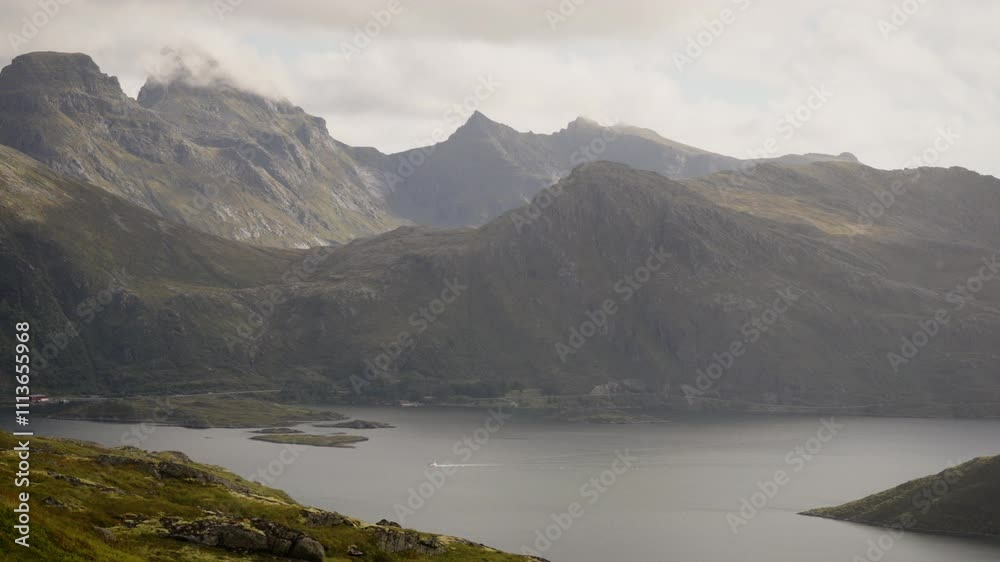 Mountain and ocean in slow motion Mountain and ocean in slow motion