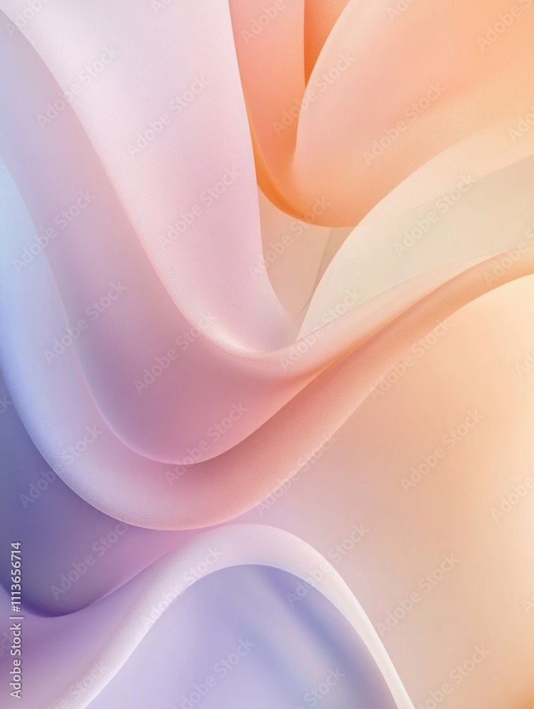 Obraz premium Gradient Silk Wave Background