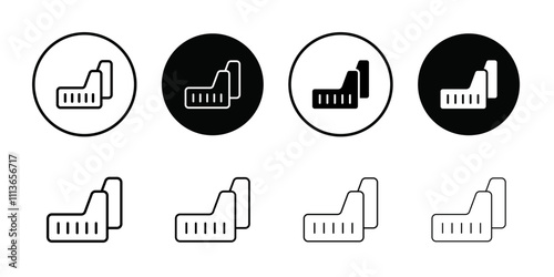 Car mud flap icon Outline vector for web ui