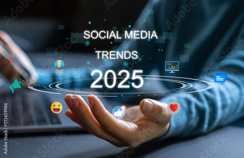 Social media trends 2025, emerging technology trends, future social platforms, digital marketing trends, online engagement 2025 content strategy evolution, advertising innovation, social media growth