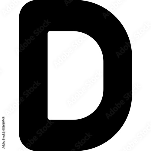 Capital D Icon