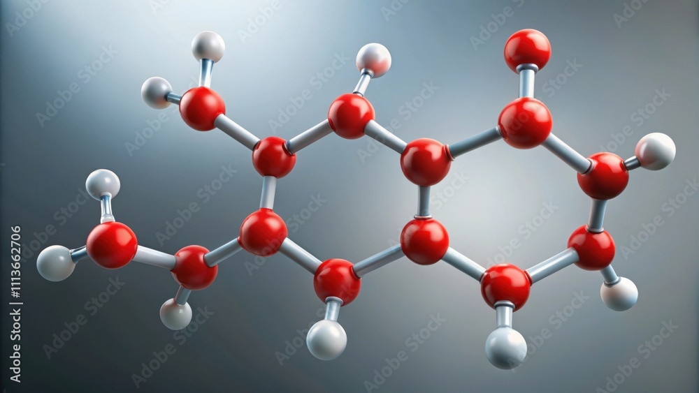 Obraz premium Sodium Stearate chemical compound used in cosmetics and personal care products, sodium stearate, C18H35NaO2