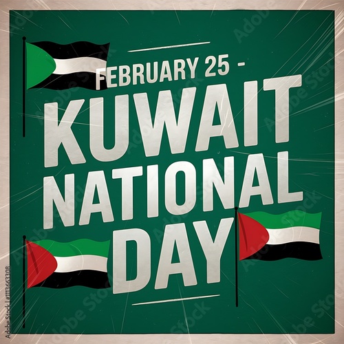 Kuwait National Day Celebrated on February Twenty Fifth photo