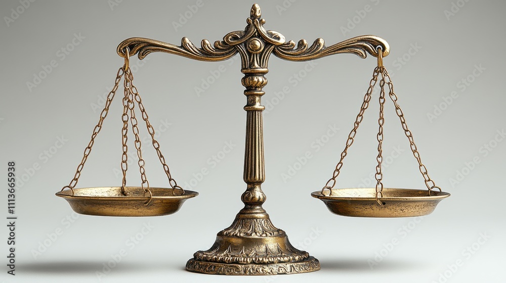 a gold scale with two scales a gold scale with two scales