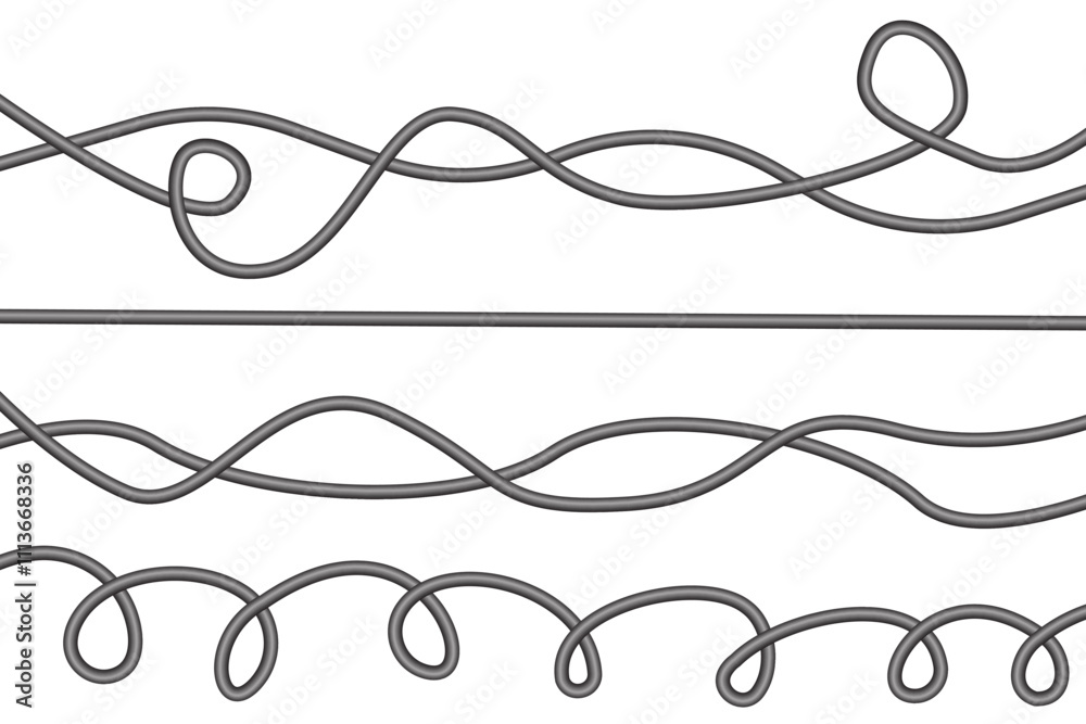 Swirling line pattern. Abstract loop design. Decorative wave texture. Curved motion vector. Swirling line pattern. Abstract loop design. Decorative wave texture. Curved motion vector.
