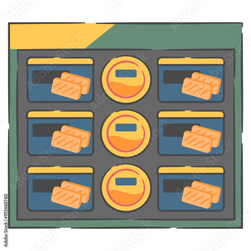 명절 선물 세트 일러스트