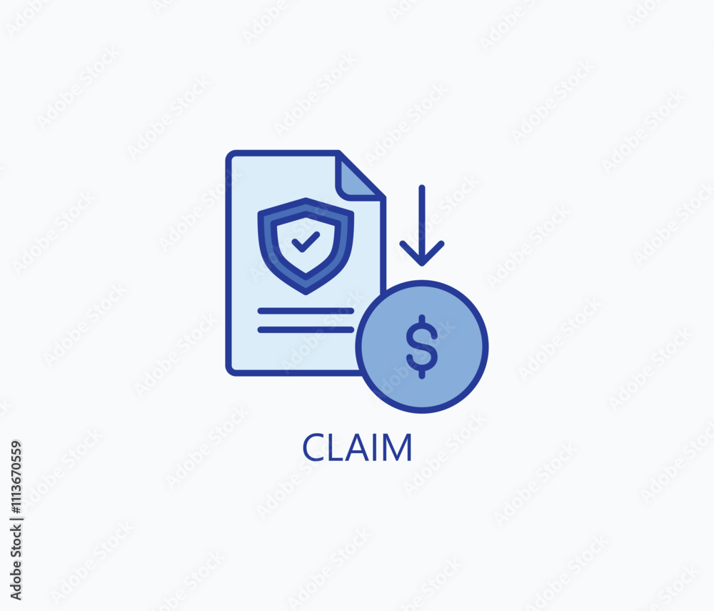 Claim vector, icon or logo sign symbol illustration Claim vector, icon or logo sign symbol illustration