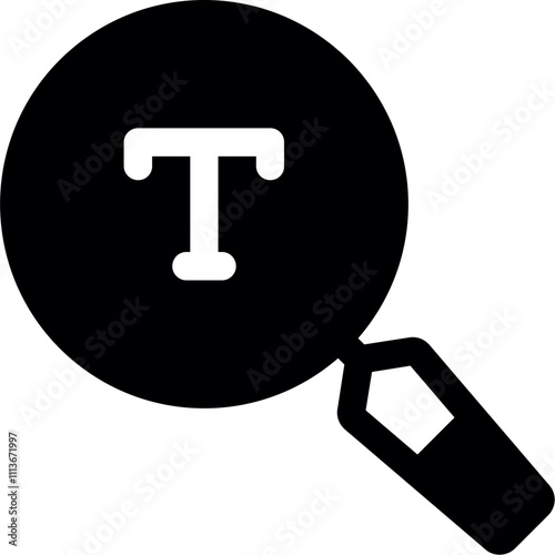 Text Search Icon