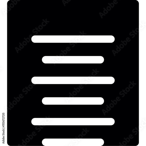 Bottom Align Icon
