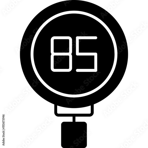 Speed Limit 85 Icon