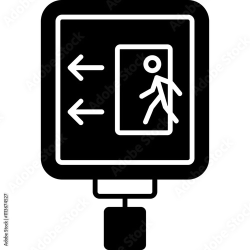 Left Exit Icon