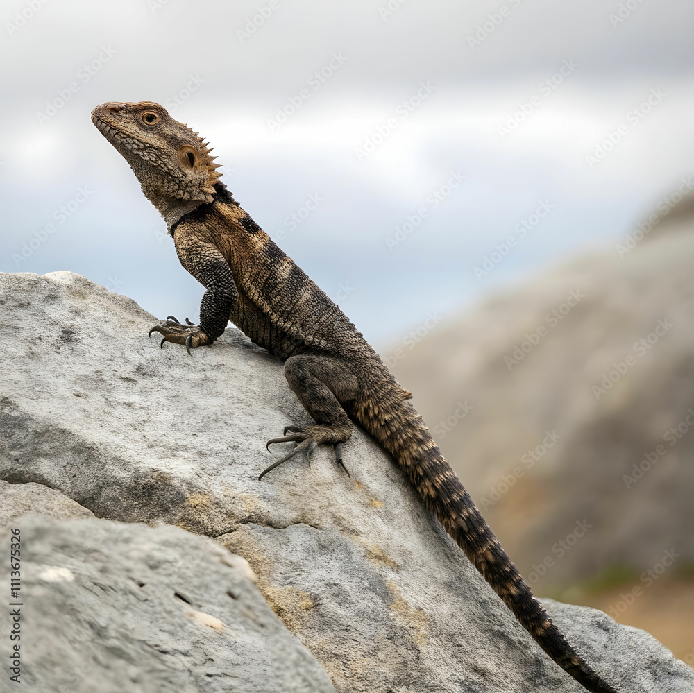 brown and black lizard on gray rock related tags brown and black lizard on gray rock related tags