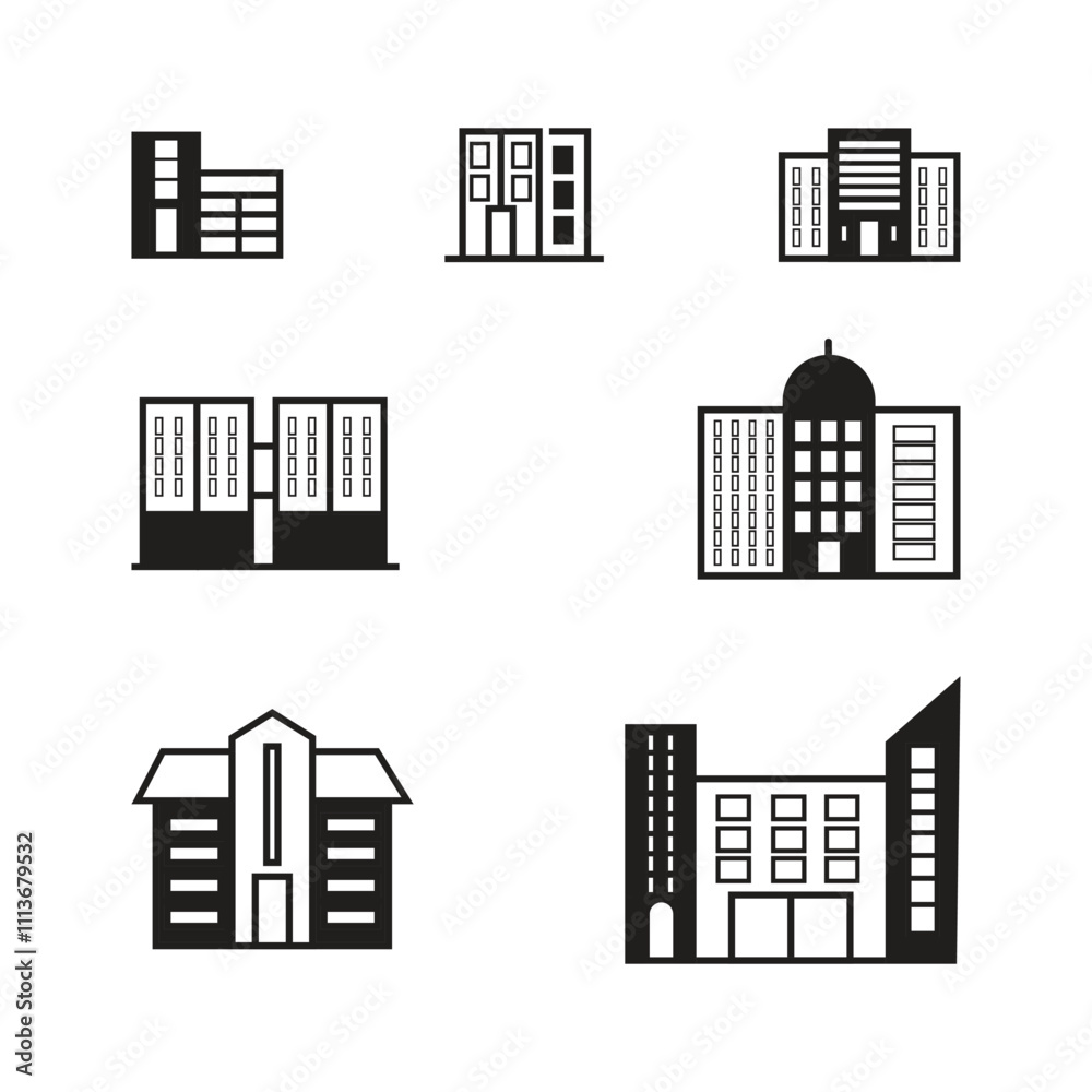 Fototapeta premium symbol building construction condominium financial 